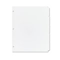 Avery Dennison Write-On Index Dividers, 5 Tab, White, Pk36 11506